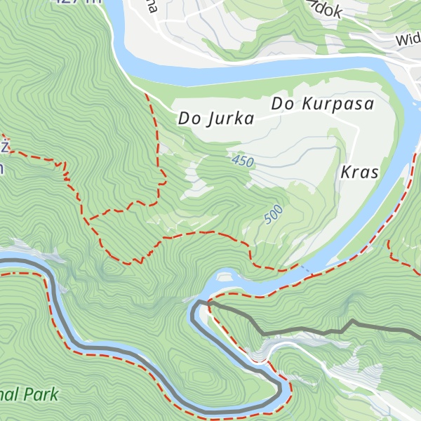 Map of Długi Gronik