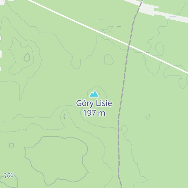 Map of Góry Lisie