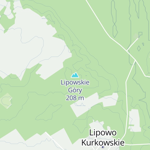 Map of Lipowskie Góry