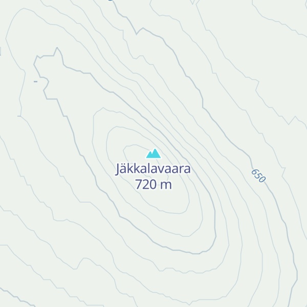 Map of Jäkkalavaara