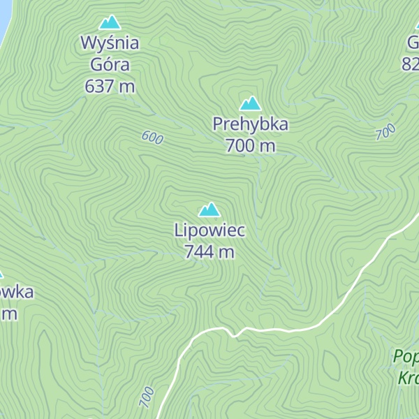 Map of Lipowiec