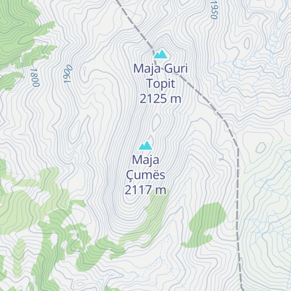 Map of Maja Çumës