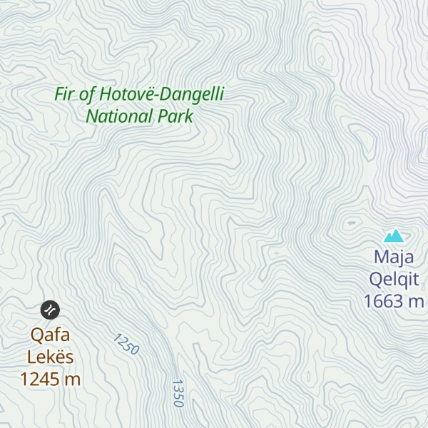 Map of Maja e Qelqëzës