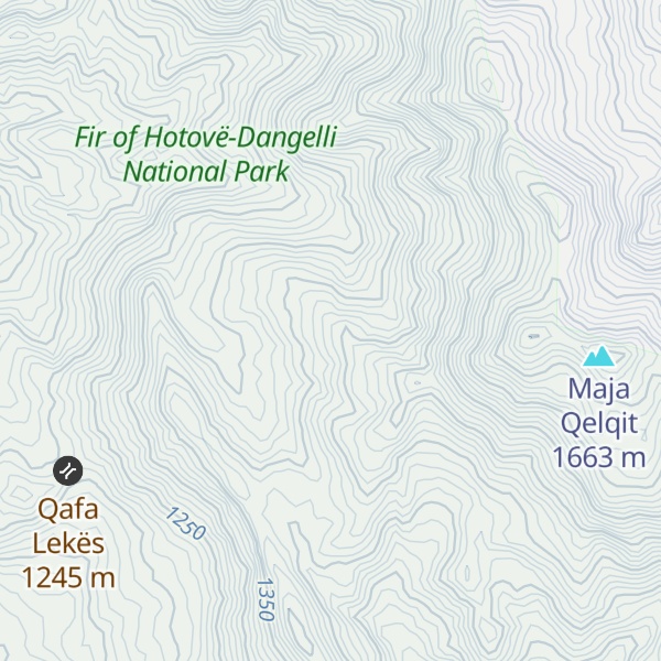 Map of Mali i Qelqëzës