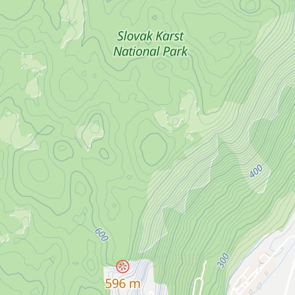 Map of Bukový vrch