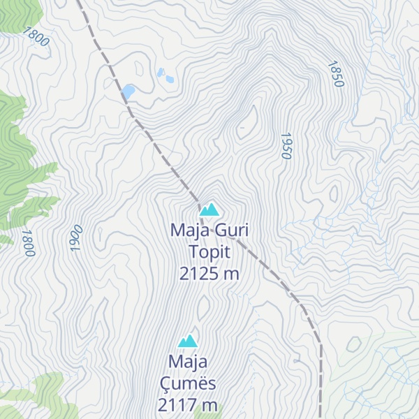 Map of Maja Guri Topit