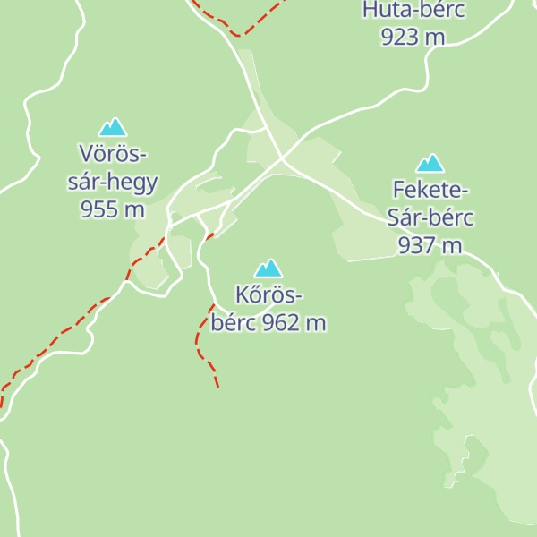 Map of Kőrös-bérc