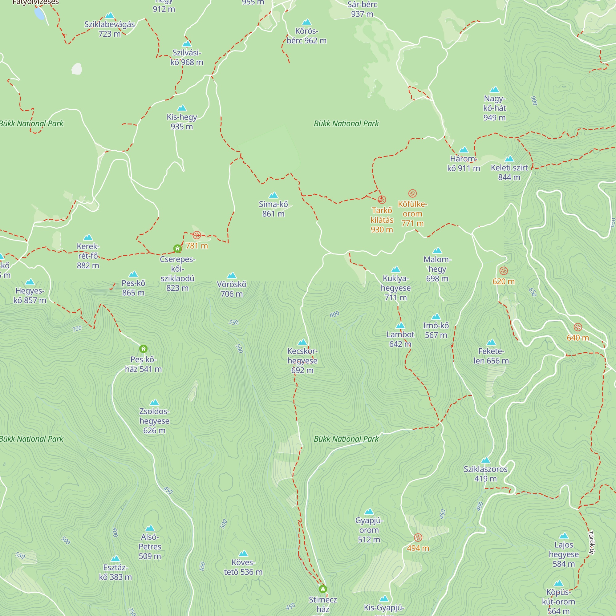 Toldi-kunyhó map