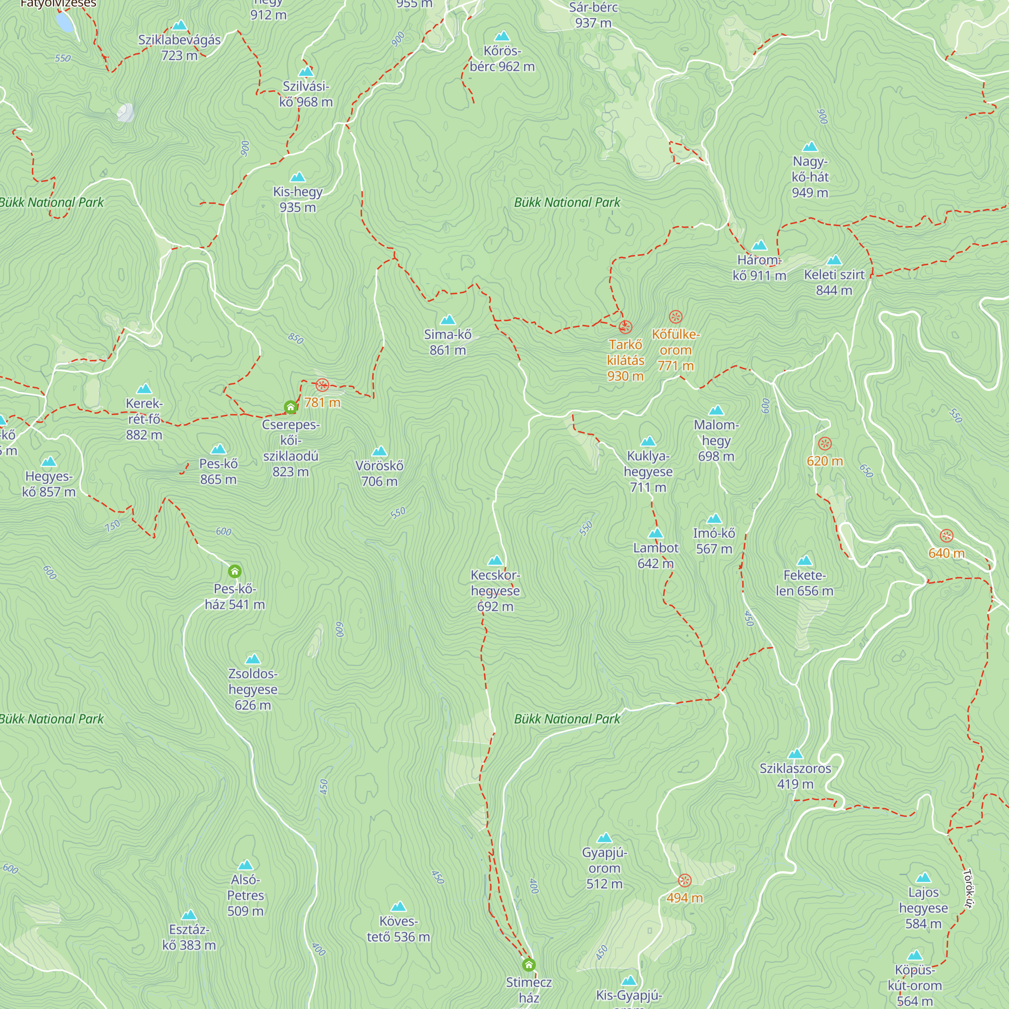Toldi-kunyhó map