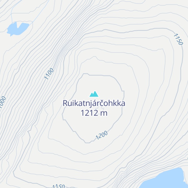 Map of Ruikatnjárčohkka