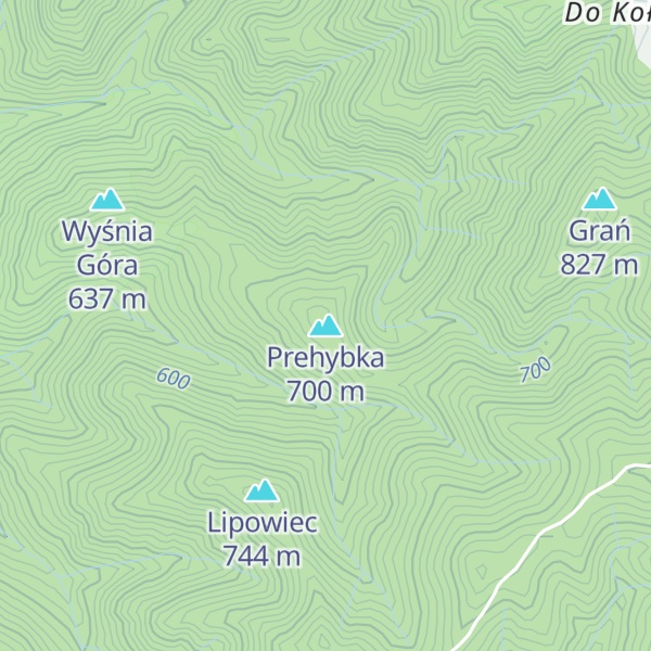 Map of Prehybka
