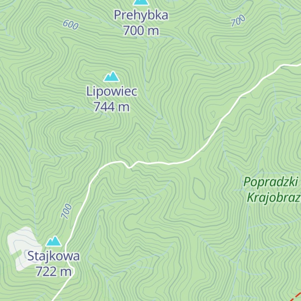 Map of Groń
