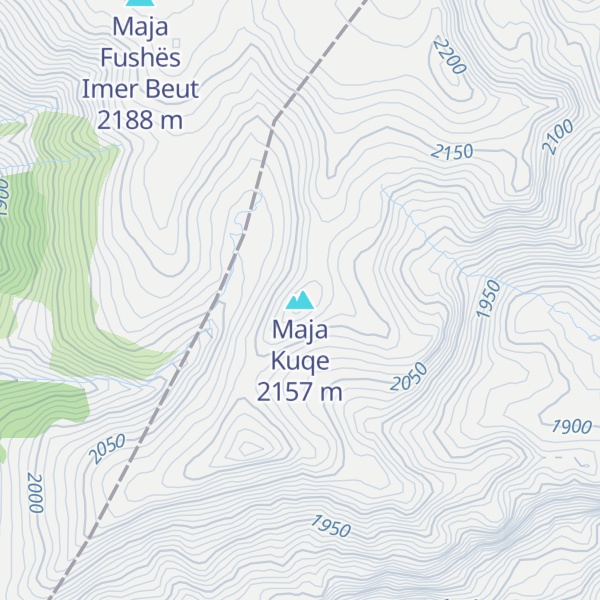 Map of Maja Kuqe