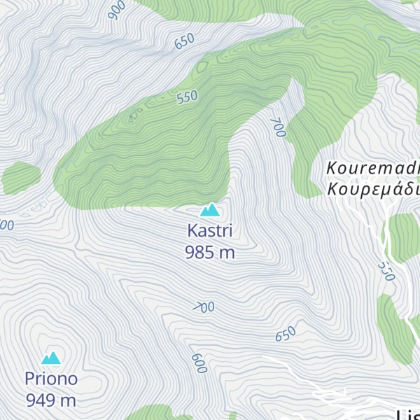 Map of Kastri