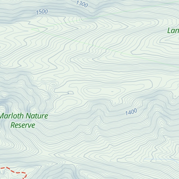 Map of Hermitage Peak