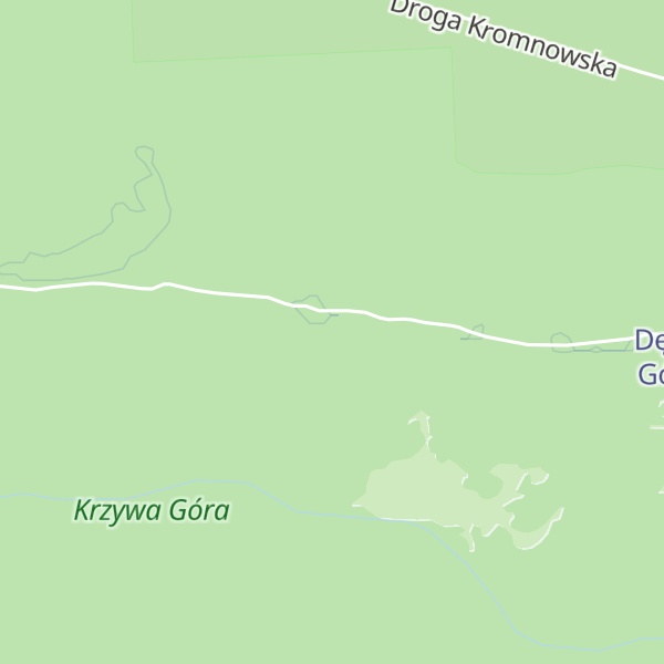 Map of Kozie Góry