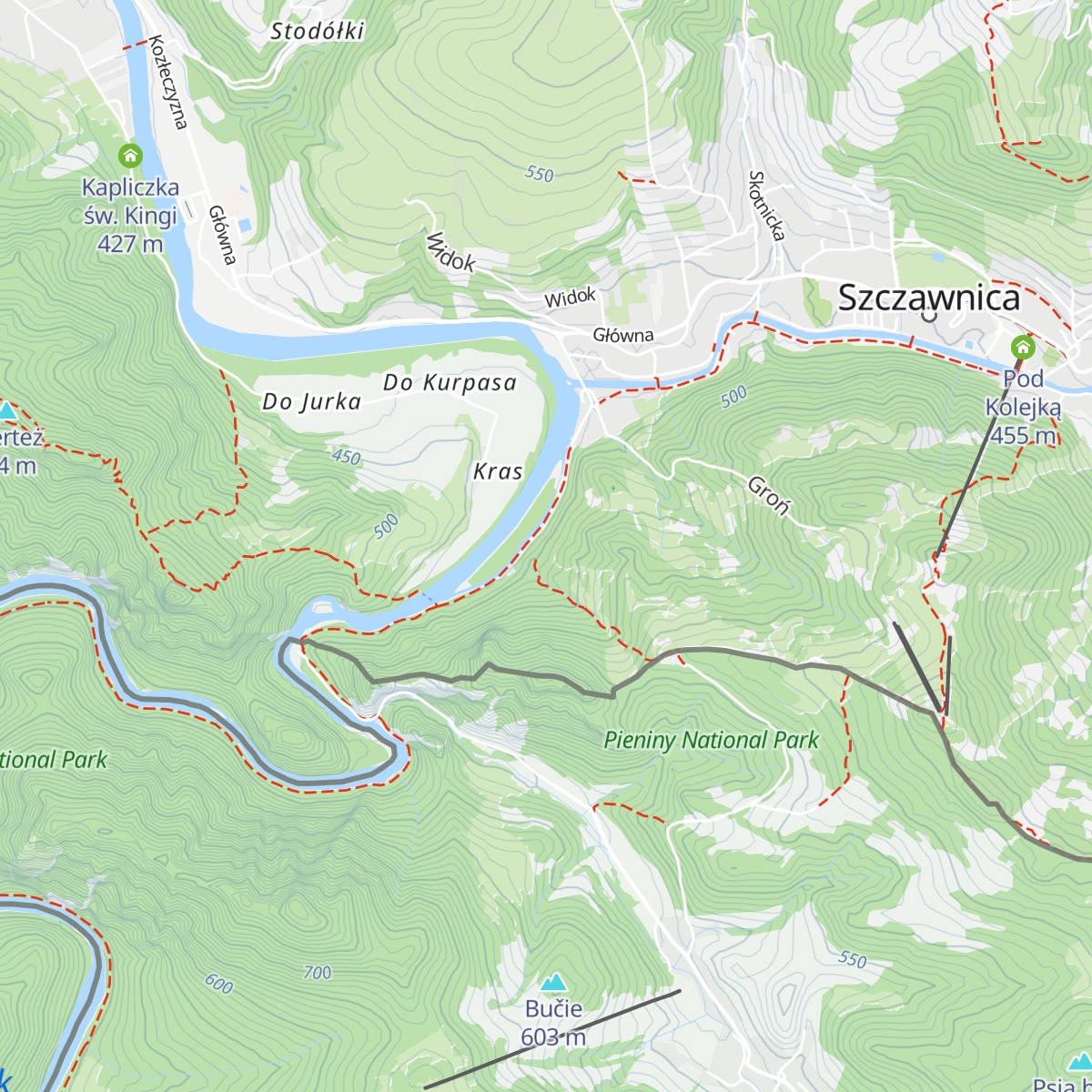 Schronisko PTTK Orlica map