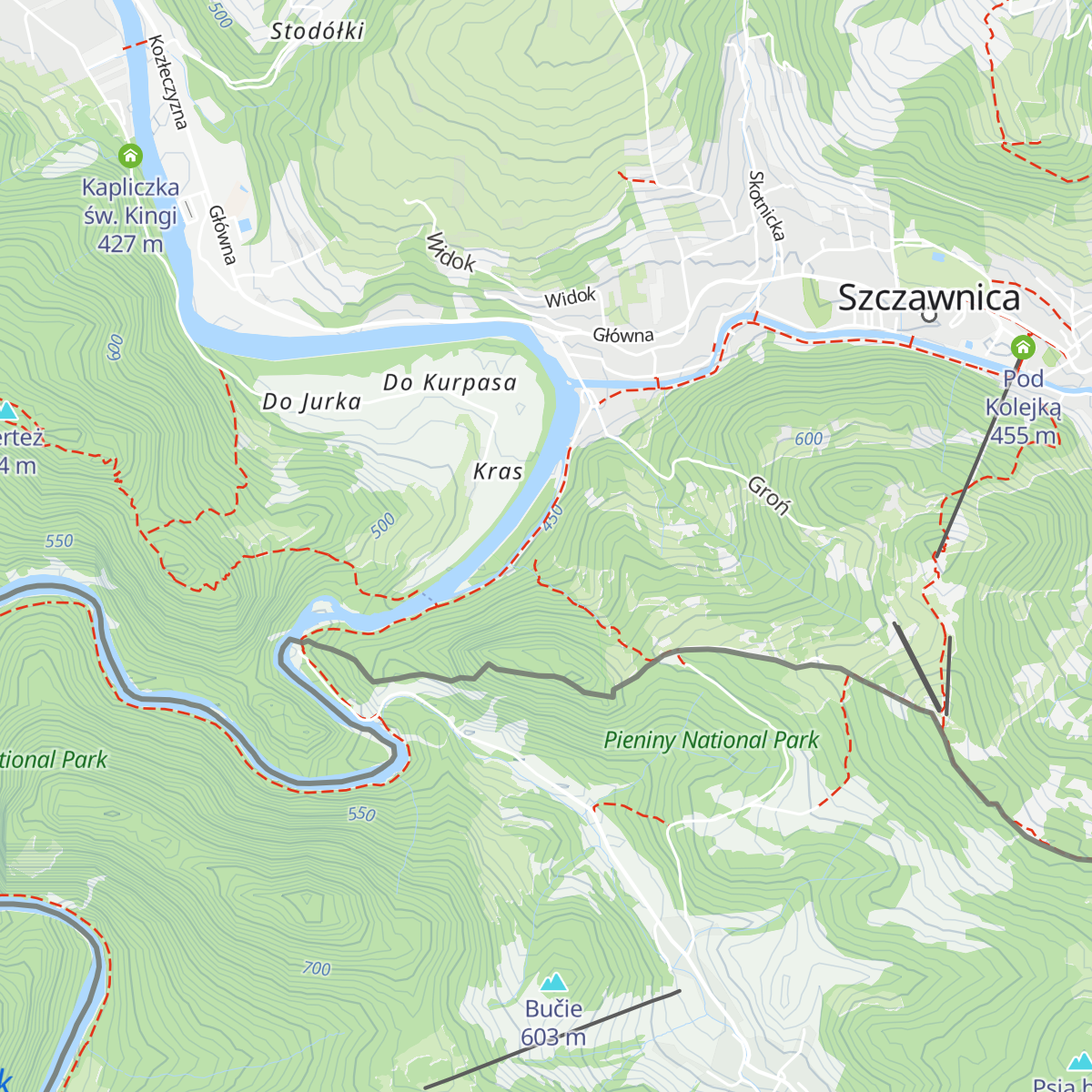 Schronisko PTTK Orlica map