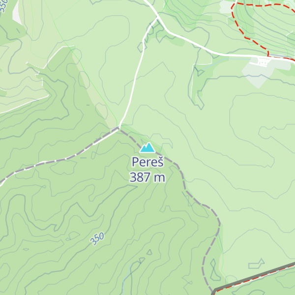 Map of Pereš