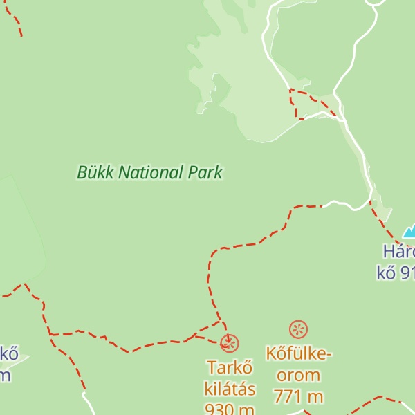 Map of Büszkés-hegy