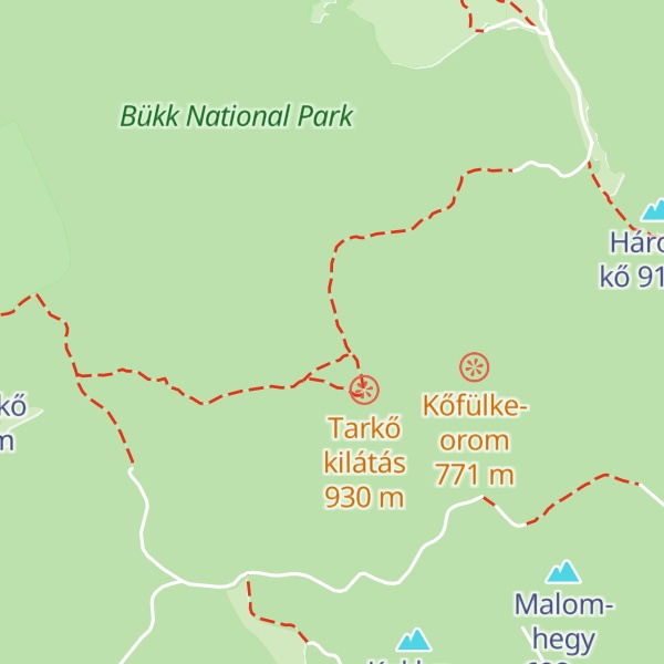Map of Tar-kő