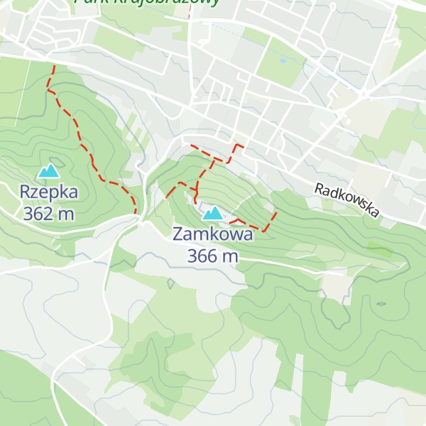 Map of Zamkowa