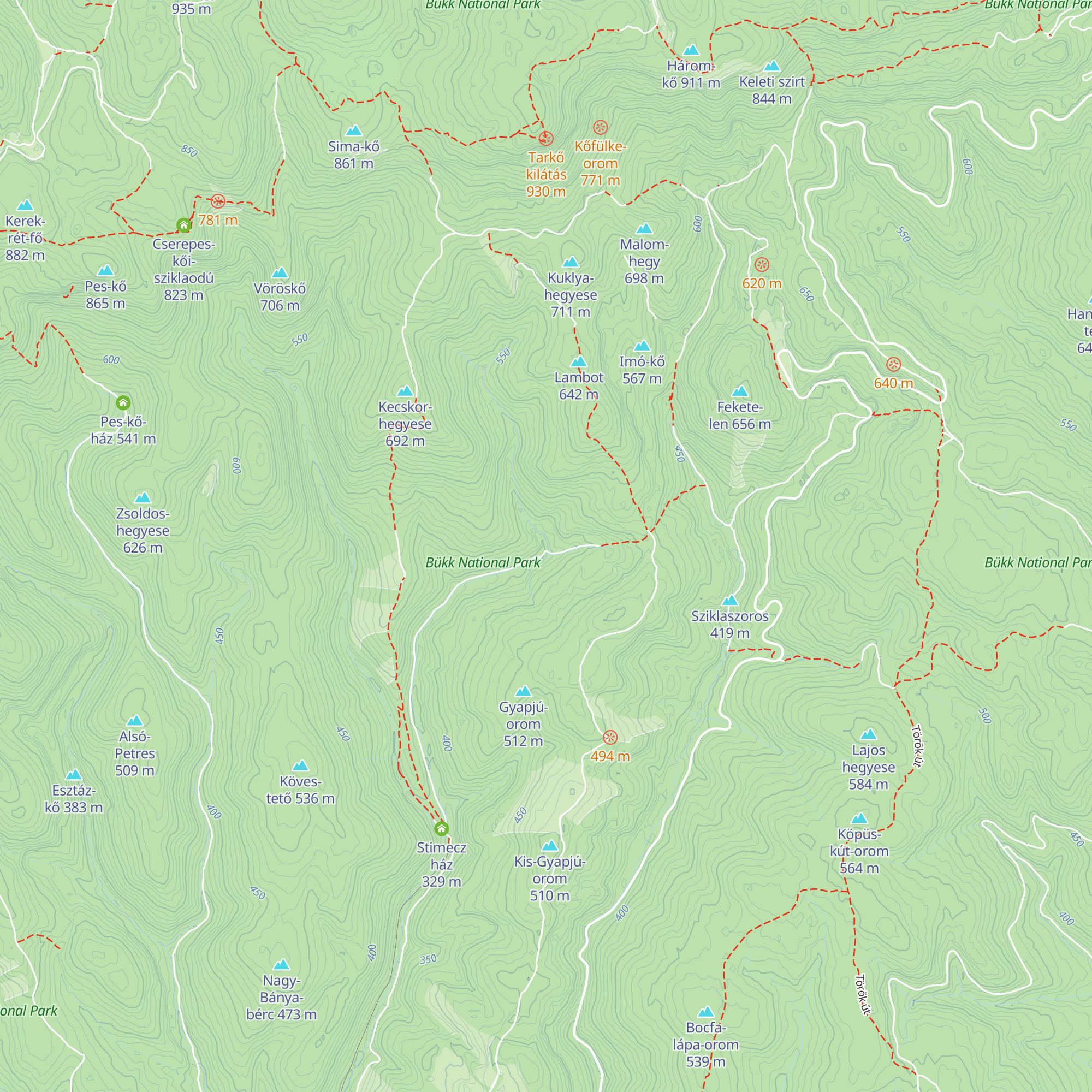 Samassa kulcsosház map