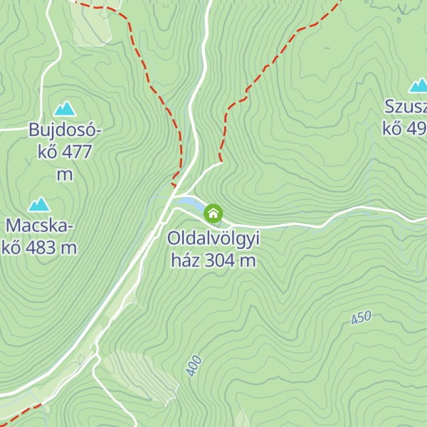 Map of Oldalvölgyi ház