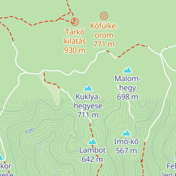 Map of Kuklya-hegyese