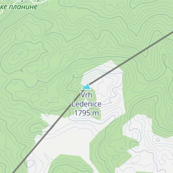 Map of Vrh Ledenice