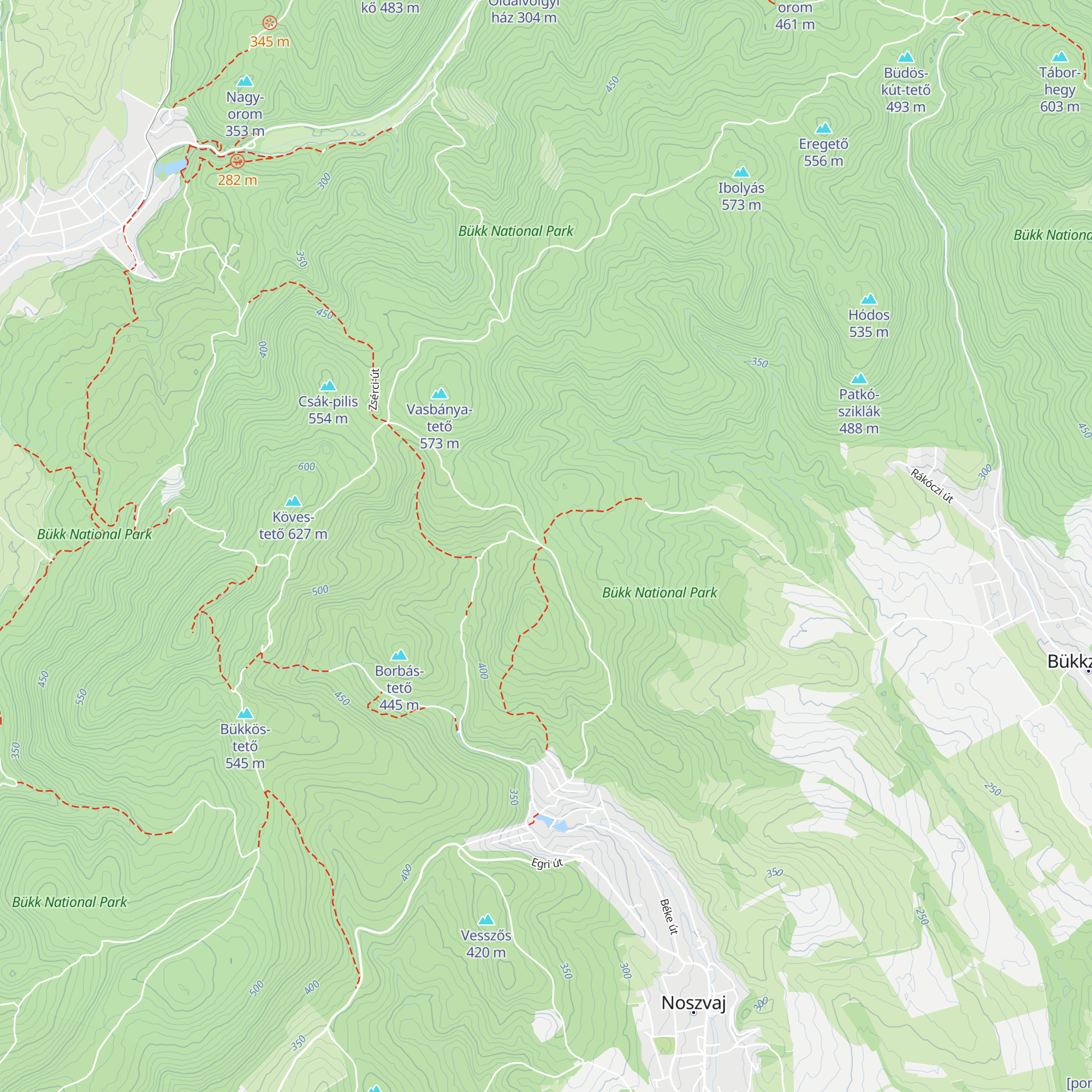 Novaji kunyhó map