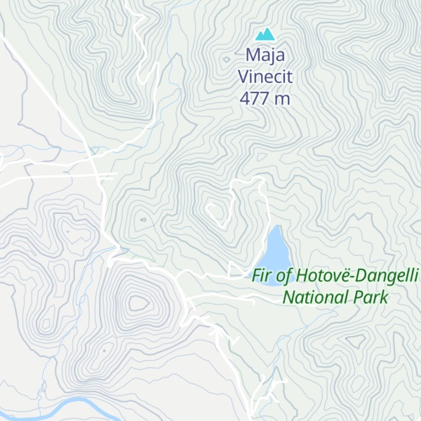 Map of Maja Lazishtës