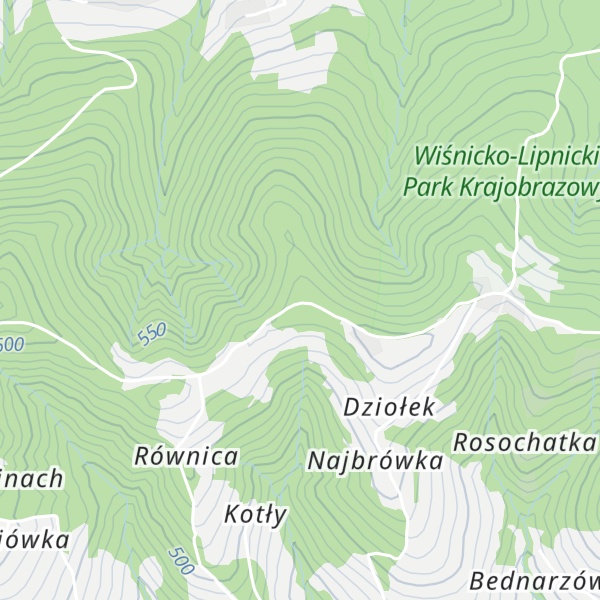 Map of Szklarka