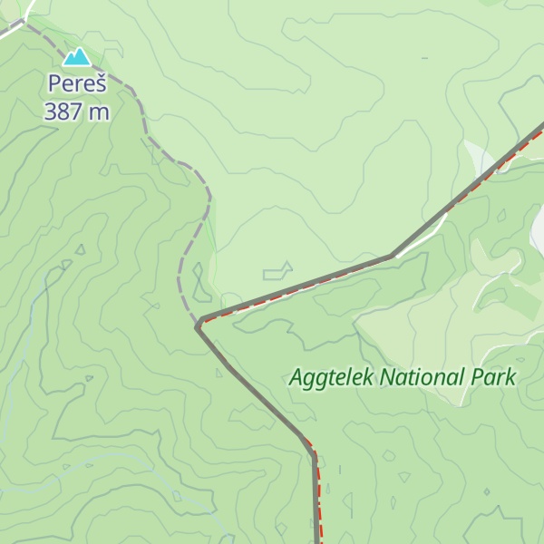 Map of Líščia diera
