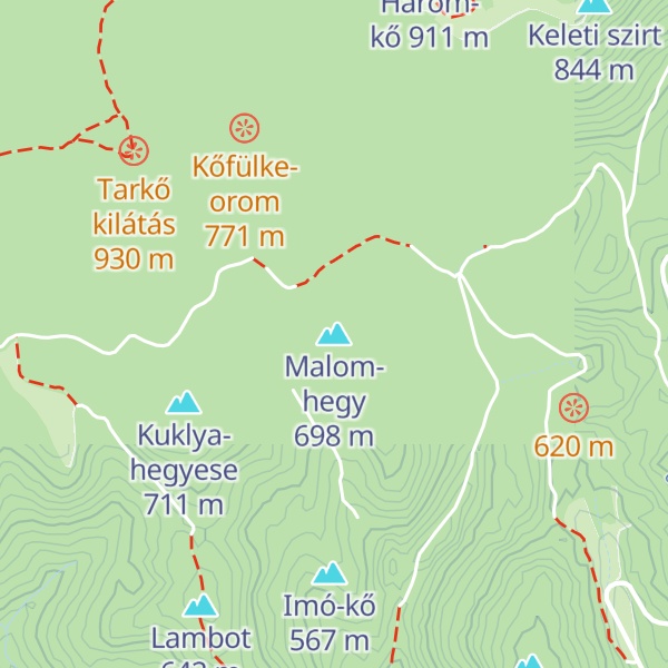 Map of Malom-hegy
