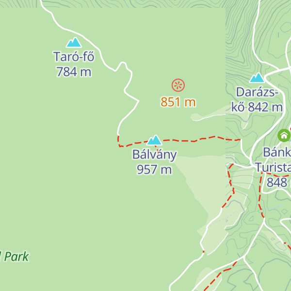 Map of Tölgyes-orom