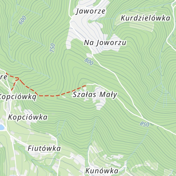Map of Sałasz Zachodni