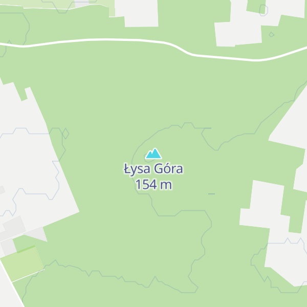 Map of Łysa Góra