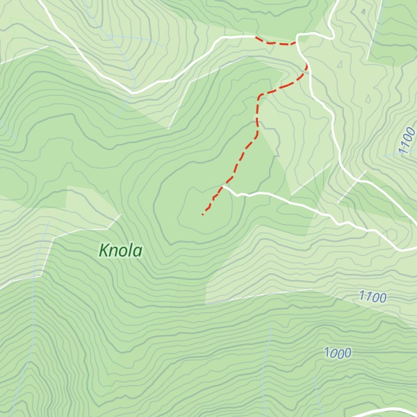 Map of Veľká Knola