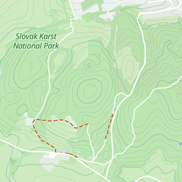 Map of Čertova diera