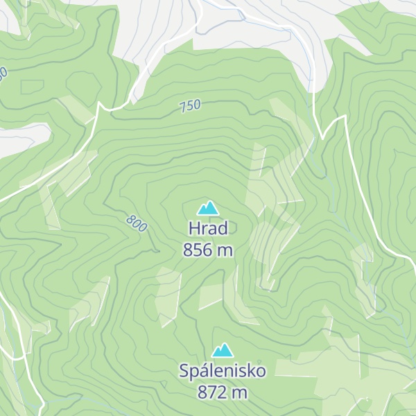 Map of Hrad