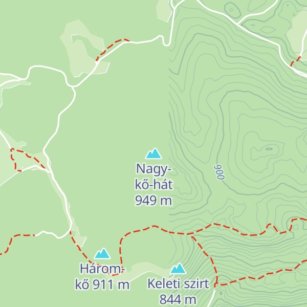 Map of Nagy-kő-hát