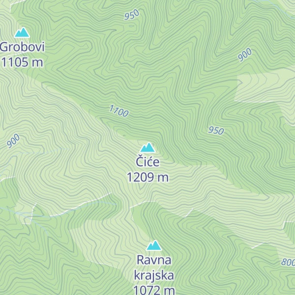 Map of Čiće