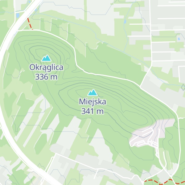 Map of Miejska