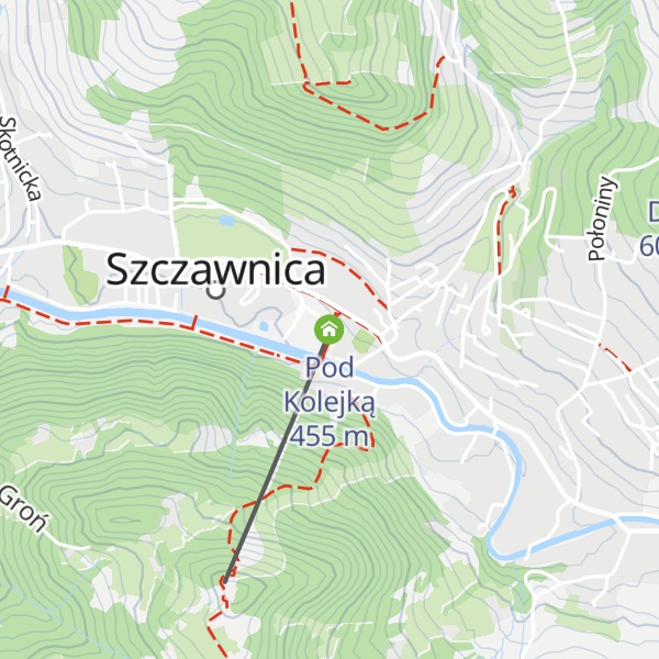Map of Pod Kolejką