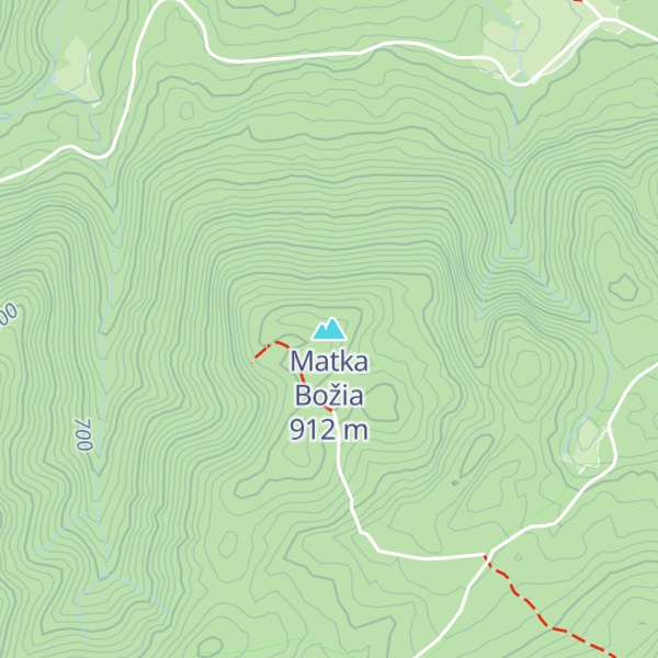 Map of Matka Božia