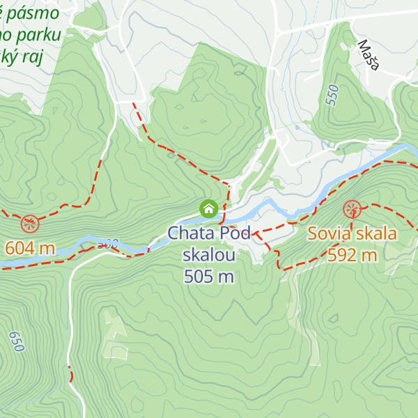 Map of Chata Pod skalou