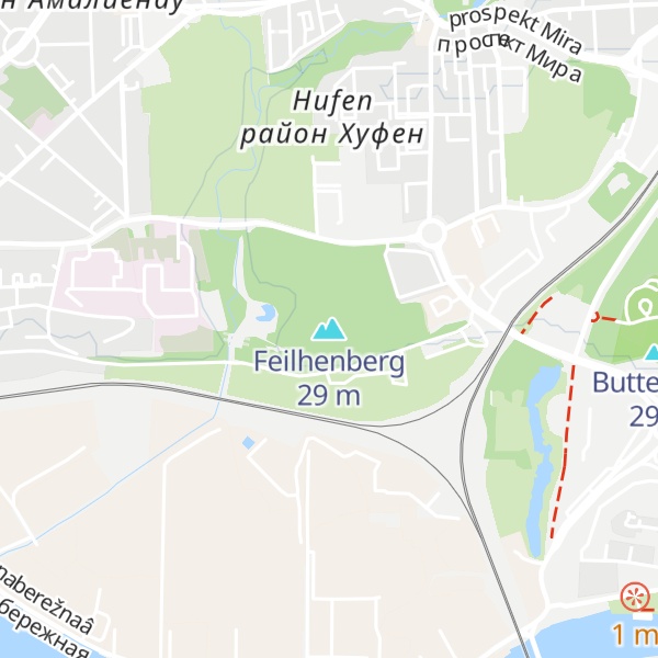 Map of Feilhenberg