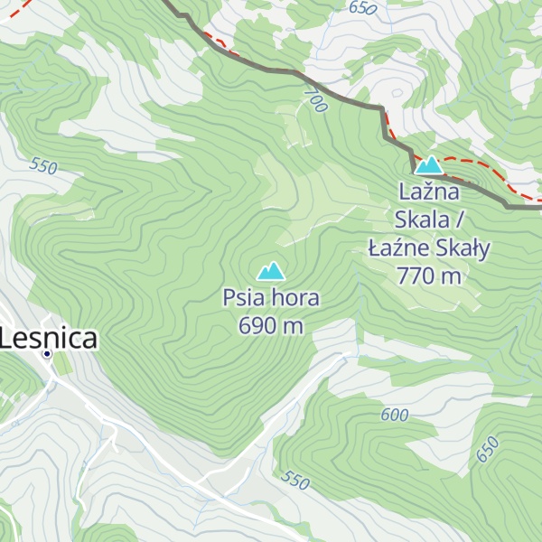 Map of Psia hora