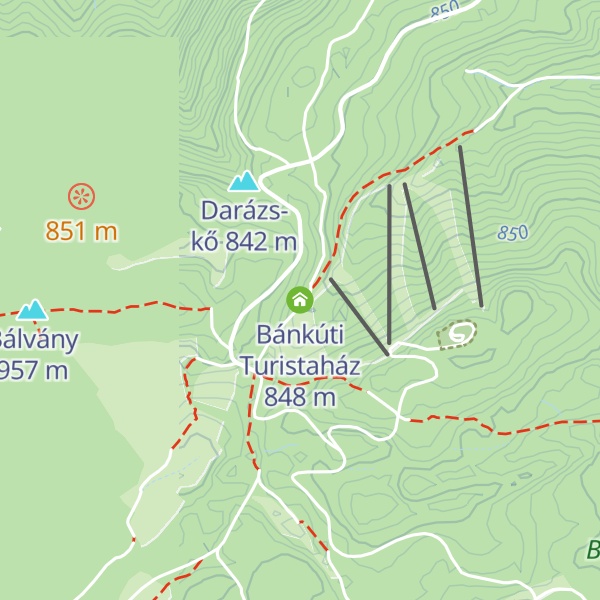 Map of Bánkúti Turistaház